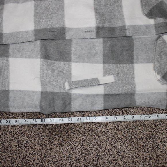 Ashley By 26 International Gray and White Checkered Vest - Picture 4 of 5